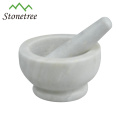 Marble Mortar and Pestle Stone Kitchenware Marble Spice Herb Grinder